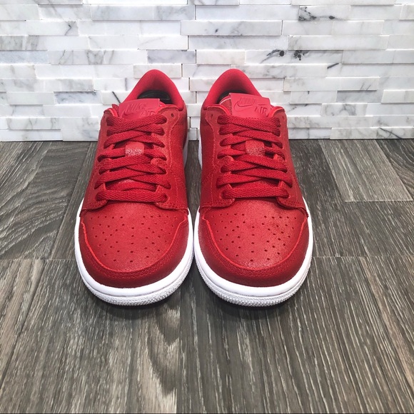 Nike Air Jordan 1 Low NS Gym Red & Gold WMNS AJ1 - Picture 5 of 12